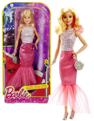 Mattel Barbie - Fashionista - baba rózsaszínű estélyiruhában