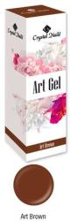 Crystalnails Art Gel festőzselé - Art Brown (5ml)