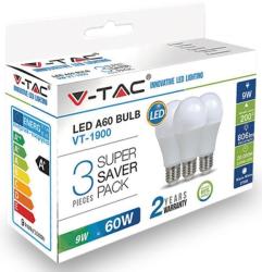 V-TAC E27 9W 6400K 806lm (7242)