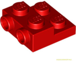 LEGO® Alkatrészek (Pick a Brick) Piros 2x2x2 Módosított Laposelem 6061711