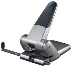 Leitz Perforator metalic Leitz 5180 de mare capacitate, partial reciclat, reciclabil, 65 coli, argintiu E51800084 (51800084)
