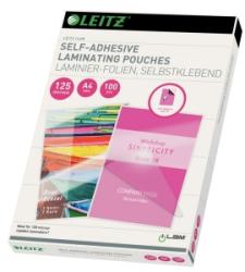 LEITZ Folie UDT Quality, pentru laminare la cald, cu adeziv, A4, 125 microni, 100 buc/set, Leitz E16925 (16925)