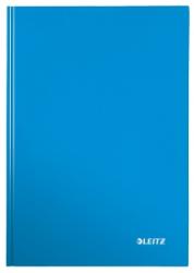 Leitz Caiet de birou WOW, carton laminat, coperta dura, certificare FSC, reciclabil, A4, 80 coli, dictando, Leitz albastru E46251036 (46251036)