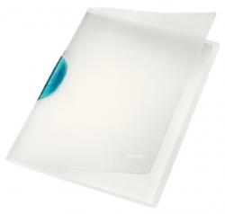 Leitz Dosar cu clip, A4, PP, Color Clip Magic, albastru deschis, Leitz E41740030 (41740030)