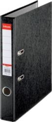 Esselte Biblioraft Rainbow, carton prespan, partial reciclat, certificare FSC, A4, 50 mm, Esselte negru E17924 (17924)