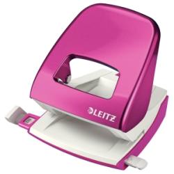 Leitz Perforator WOW 5008 NeXXt Series, 30 coli, roz metalizat, Leitz E50081023 (50081023)