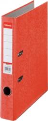 Esselte Biblioraft Rainbow, carton prespan, partial reciclat, certificare FSC, A4, 50 mm, Esselte rosu E17921 (17921)