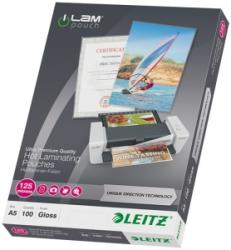 LEITZ Folie UDT pentru laminare la cald, A5, 125 microni, 100 buc/set Leitz E74930000 (74930000)