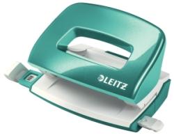 Leitz Perforator WOW 5060 mini NeXXt Series, 10 coli, turcoaz metalizat, Leitz E50601051 (50601051)