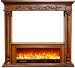 Art Flame Fusion 1800x1660x380 mm brown