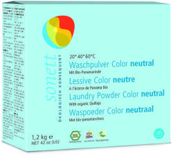Sonett Detergent ecologic praf pentru rufe colorate neutru 1,2 kg