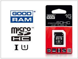 GOODRAM microSDHC 16GB UHS-I/U1/C10 GR-019