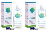 Schalcon Solunate Multi-Purpose 2 x 400 ml cu suporturi Lichid lentile contact