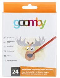 Goomby Флумастери измиващи се 24 цвята