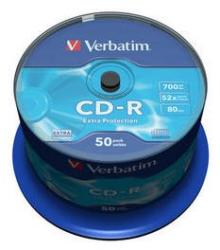Verbatim CD-R 50 bucati, 52x, 700MB (43351) - vexio