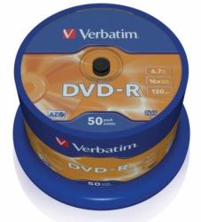 Verbatim DVD-R 50 bucati, 16x, 4.7GB (43548) - vexio
