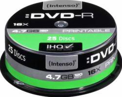 Intenso DVD-R, 25 bucati, 16x, 4.7 GB (4801154) - vexio