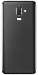 tel-szalk-005741 Samsung Galaxy J8 (2018) J810 fekete akkufedél, hátlap, hátlapi kamera lencse (tel-szalk-005741)