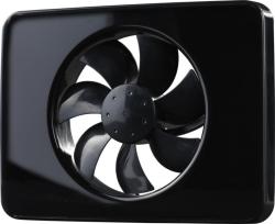 Fresh Ventilator FRESH Intellivent 2.0 de culoare neagra, Garantie 5 ani, Timer reglabil, Auto-control al umiditatii, Consum 5 W, 134mc/h, Maxim 21 dB(A), Fabricatie Suedia (FRINTELL2B)