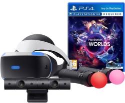 Sony PlayStation PS4 VR V2 + Camera + Move Twin Pack 4.0 + VR Worlds (PS719983064)