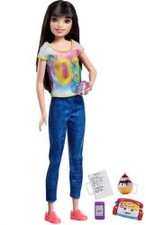 Mattel Barbie - Skipper Sötét hajú bébiszitter telefonnal (FHY93)