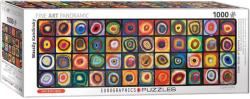 EUROGRAPHICS Panoráma puzzle - Color Study of Squares, Kandinsky 1000 db-os (6010-5443)