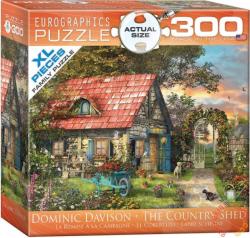 EUROGRAPHICS XL puzzle - The Country Shed, Dominic Davison 300 db-os (8300-0971)