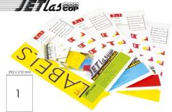 Etilux Etichete color autoadezive 1/A4, 210 x 292 mm, 25 coli/top, JETLASCOP - galben 1/A4 galben A4 Etichete autocolante 25 coli/top (32400201)
