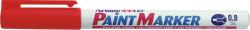 Artline Marker cu vopsea ARTLINE 444XF, corp metalic, varf rotund 0.8mm - rosu (EK-444XF-RE) - viamond