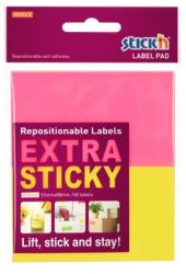 Hopax Notes autoadeziv extra-sticky 51 x 88mm, 2 x 30 file, Stick"n - 2 culori neon (HO-21685) - viamond