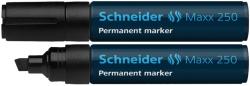 Schneider Permanent marker SCHNEIDER Maxx 250, varf tesit 2+7mm - negru (S-125001)