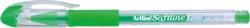 Artline Pix cu gel ARTLINE Softline 1700, rubber grip, varf 0.7mm - verde fluorescent verde Plastic Medie transparent Pix gel fara mecanism (EGB-1700-FGR)