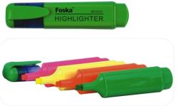 Foska Textmarker varf lat, FOSKA - portocaliu (FK-MK2002-ORANGE)