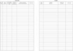 Formulare tipizate Registru intrare-iesire corespondenta orizontal , A4 , 100 coli/carnet , coperta mucava A4 (NL-011842)