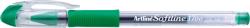 Artline Pix cu gel ARTLINE Softline 1700, rubber grip, varf 0.7mm - verde verde Plastic Medie transparent Pix gel fara mecanism (EGB-1700-GR)