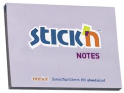 Hopax Notes autoadeziv 76 x 101 mm, 100 file, Stick"n - lila pastel (HO-21404)