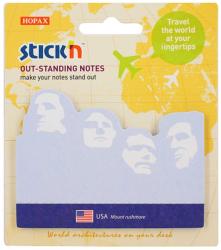 Hopax Notes autoadeziv 70 x 96 mm, 30 file, Stick"n Out-standing - USA Cub notes asortate (HO-21621)