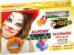 Alpino Set machiaj ALPINO Carnival - 6 culori x 5 gr + accesorii (MS-DL000008)