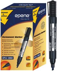 Epene Permanent marker, varf rotund, corp plastic, EPENE - negru (EP11-2002-BK)