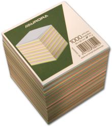 Aurora Rezerva cub hartie color 9x9x9cm AURORA Cub notes 90x90 mm asortate (090909VPA)