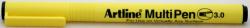 Artline Marker universal ARTLINE Multi Pen, varf tesit 3.0mm - negru (EMP-3-BK)