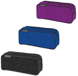 Herlitz NECESSAIRE DUBLU WILD DIVERSE CULORI negru Neechipat Clasele 3-4 Necessaire (10679710)