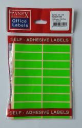 Tanex Etichete autoadezive color, 13 x 50 mm, 200 buc/set, Tanex - verde fluorescent verde Etichete autocolante (TX-OFC-109-GR)