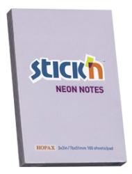 Hopax Notes autoadeziv 76 x 51 mm, 100 file, Stick"n - lila pastel (HO-21402)