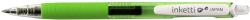 PENAC Pix cu gel PENAC Inketti, rubber grip, 0.5mm, corp verde lime transparent - scriere verde lime verde Plastic Fina verde transparent Pix gel cu mecanism (P-BA3601-21EF)