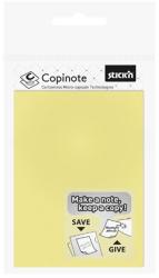 Hopax Copinote 101 x 75 mm, 20 seturi/carnet, autocopiativ, Stick"n - galben (HO-27030)