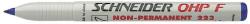 Schneider Universal non-permanent marker SCHNEIDER Maxx 223 F, varf 0.7mm - albastru (S-112303) - viamond