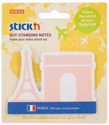 Hopax Notes autoadeziv 70 x 91 mm, 30 file, Stick"n Out-standing - France Cub notes asortate (HO-21623)