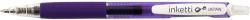 PENAC Pix cu gel PENAC Inketti, rubber grip, 0.5mm, corp violet transparent - scriere violet violet Plastic Fina violet Pix gel cu mecanism (P-BA3601-32EF)