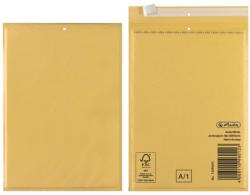 Herlitz PLIC CU ALVEOLE 125X170 MM (INTERIOR 105X160MM) AUTOADEZIV KRAFT SET 4 MARO maro 100 g/mp Plic antisoc Siliconic 120x175 mm (10480762)